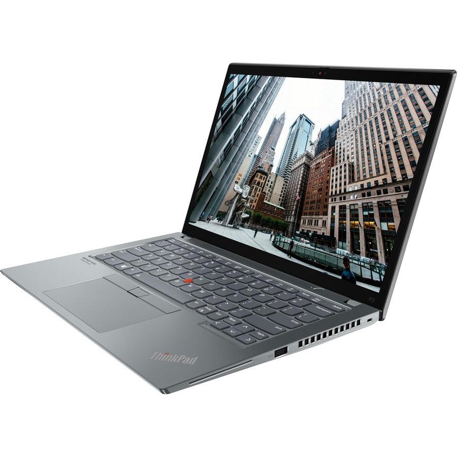Lenovo Thinkpad X13 Notebook 33.8 Cm (13.3") Touchscreen Wuxga Intel® Core™ I7 16 Gb Lpddr4X-Sdram 512 Gb Ssd Wi-Fi 6 (802.11Ax) Windows 10 Pro Grey 20Wk009Bus