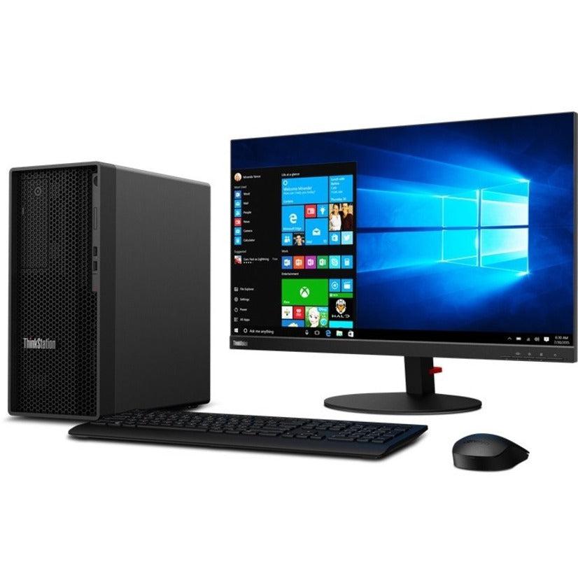Lenovo Thinkstation P340 Ddr4-Sdram I7-10700 Tower Intel® Core™ I7 16 Gb 512 Gb Ssd Windows 10 Pro Workstation Black