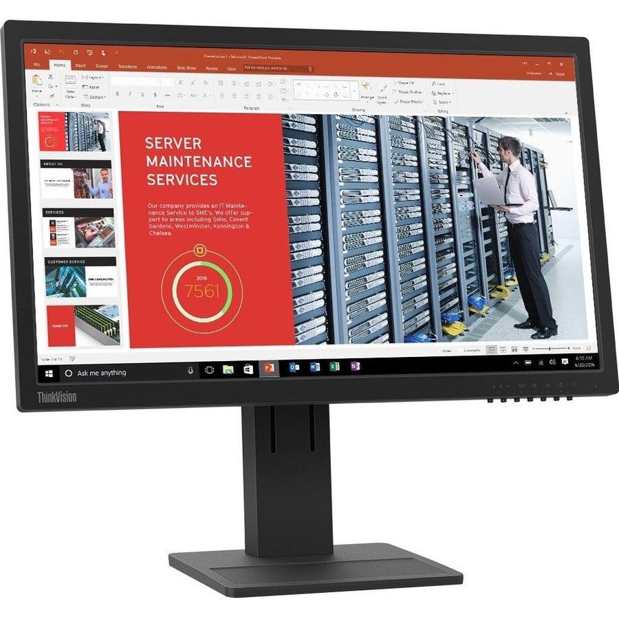 Lenovo Thinkvision E22-28 54.6 Cm (21.5") 1920 X 1080 Pixels Full Hd Led Black