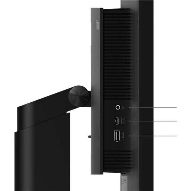 Lenovo Thinkvision P34W-20 86.7 Cm (34.1") 3440 X 1440 Pixels Wide Quad Hd Led Black