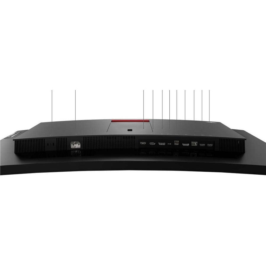 Lenovo Thinkvision P34W-20 86.7 Cm (34.1") 3440 X 1440 Pixels Wide Quad Hd Led Black