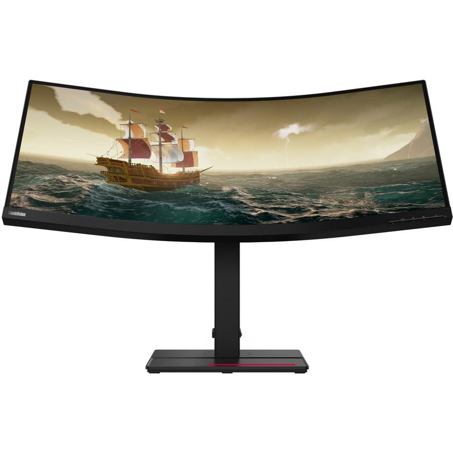 Lenovo Thinkvision T34W-20 86.4 Cm (34") 3440 X 1440 Pixels Ultrawide Quad Hd Led Black