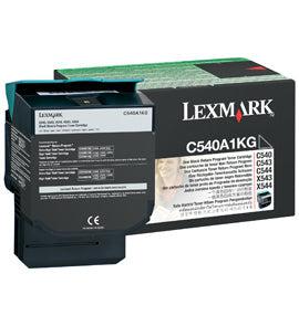 Lexmark C54X, X54X Black Return Programme (1K) Toner Cartridge Original