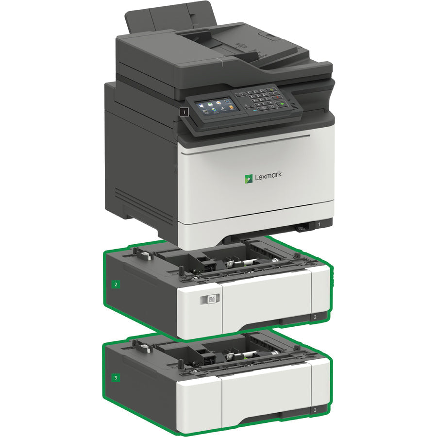 Lexmark CX522ade Laser Multifunction Printer - Color - Black, White 42CT370