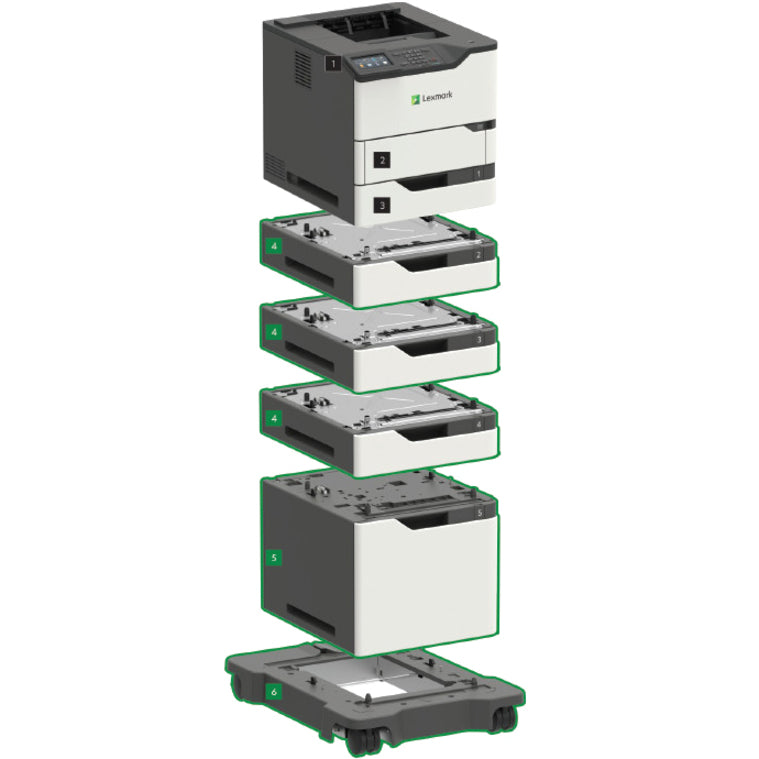 Lexmark MS820e MS826de Desktop Laser Printer - Monochrome 50GT310