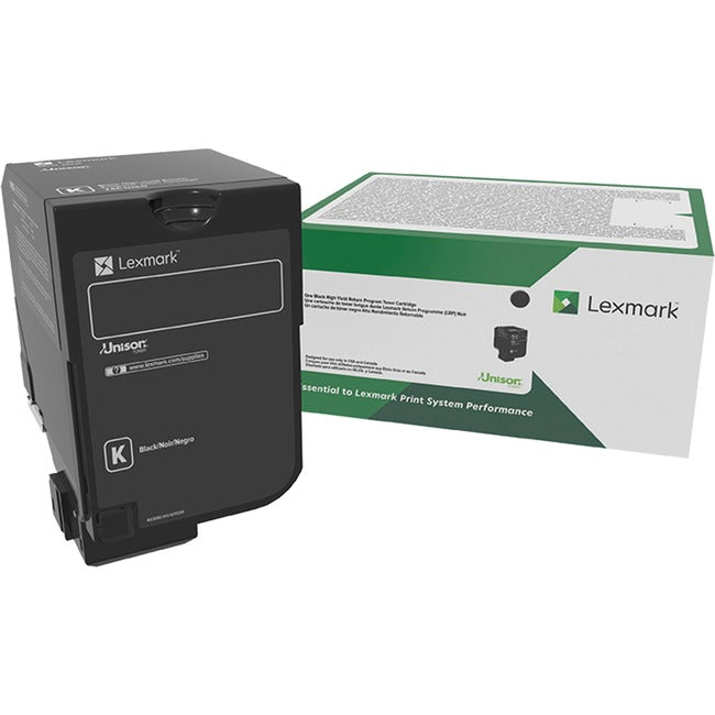 Lexmark Original High Yield Laser Toner Cartridge - Yellow - 1 Each 84C0HYG