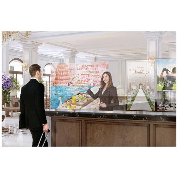 Lg 55Ew5G-V Signage Display Digital Signage Flat Panel 139.7 Cm (55") Oled 400 Cd/M² Full Hd Black 18/7