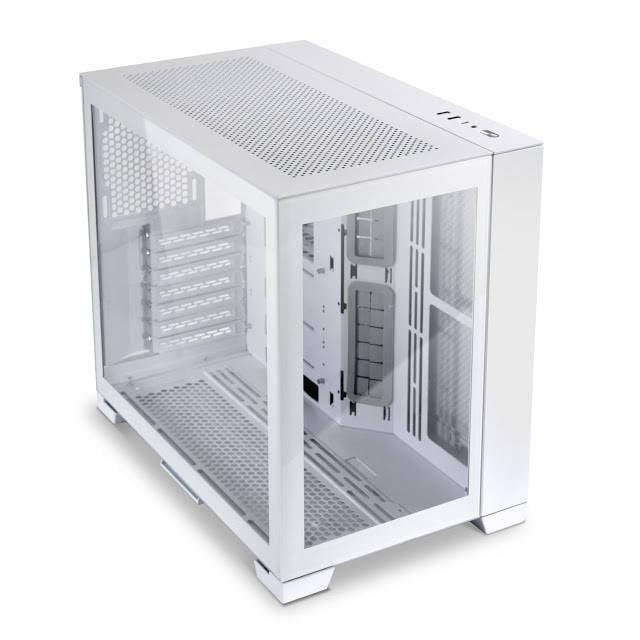 Lian Li O11 Dynamic Mini Snow White - White Secc / Aluminum /Tempered Glass/ Atx, Mirco Atx , Mini-Itx / Mini Tower Computer Case - O11D Mini-S