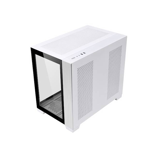 Lian Li O11-Dynamic-Mini White Mini Tower Gaming Case, O11D Mini-W (White)