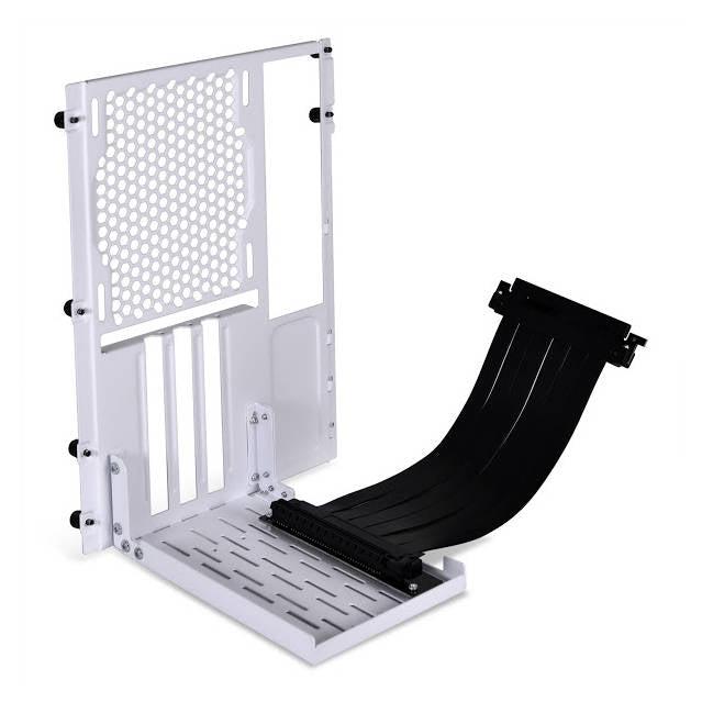 Lian Li O11Dmini-1W-3 Pcie 3.0 Vertical Gpu Bracket Kit (White)