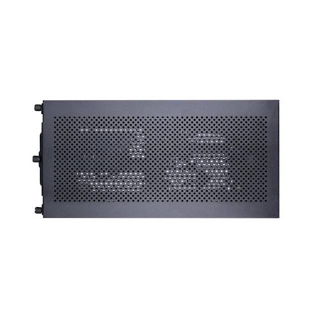 Lian Li Q58 Black Color Spcc/ Aluminum/ Tempered Glass Mini Tower Computer Case, Pcie 4.0 Riser Card Cable Included - Q58X4