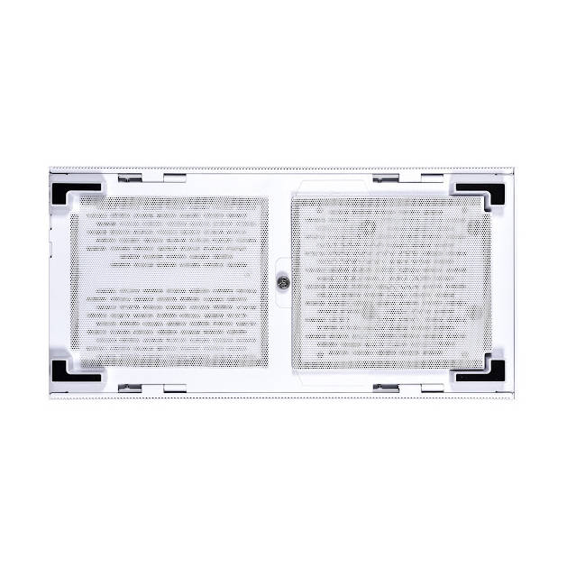 Lian Li Q58 White Color Spcc/ Aluminum/ Tempered Glass Mini Tower Computer Case, Pcie 3.0 Riser Card Cable Included - Q58W3