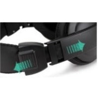 Lightweight Headset with Adjustable Microphone - Gaming & PC | Ergoguys EG-55BLK