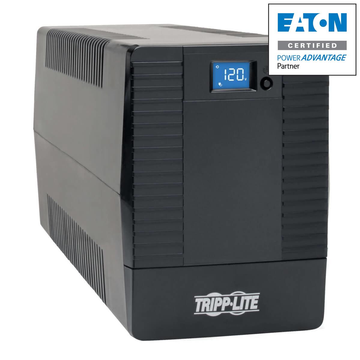 Line-Interactive UPS 1440VA - Tower Battery Backup Power Supply | Tripp Lite by Eaton OMNIVS1500LCD