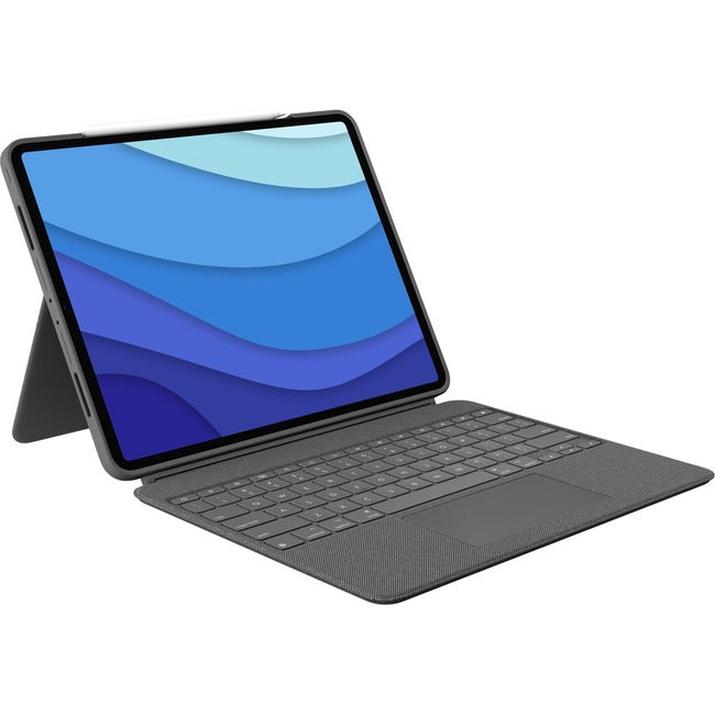 Logitech Combo Touch Keyboard/Cover Case Apple iPad Air (4th Generation), iPad Air (5th Generation) Tablet - Oxford Gray 920-010260