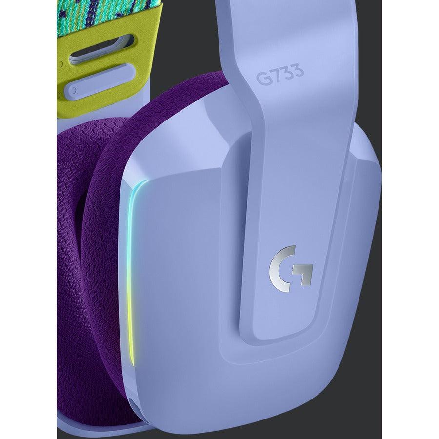 Logitech G G733 Wireless Headset Head-Band Gaming Bluetooth Lilac