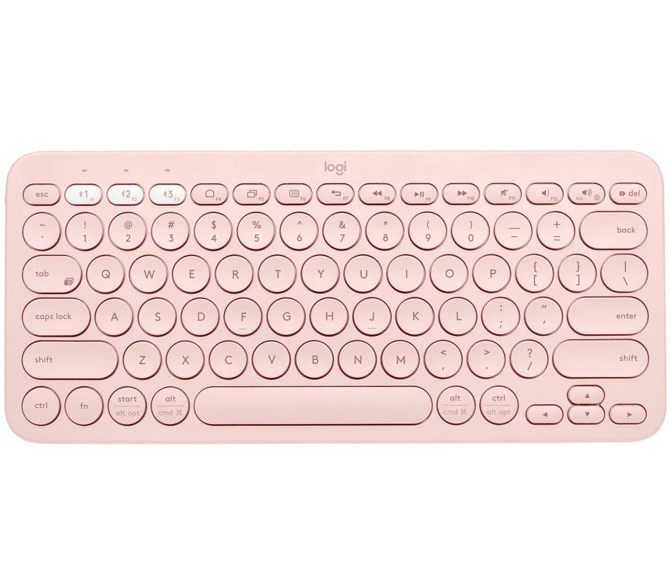 Logitech K380 For Mac Keyboard Bluetooth Qwerty Us English Rose