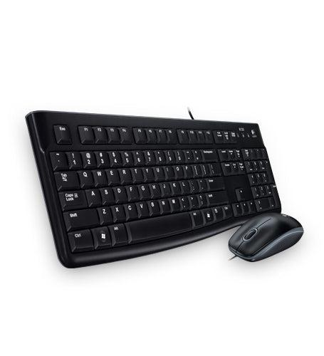 Logitech Mk120 Keyboard Usb Black