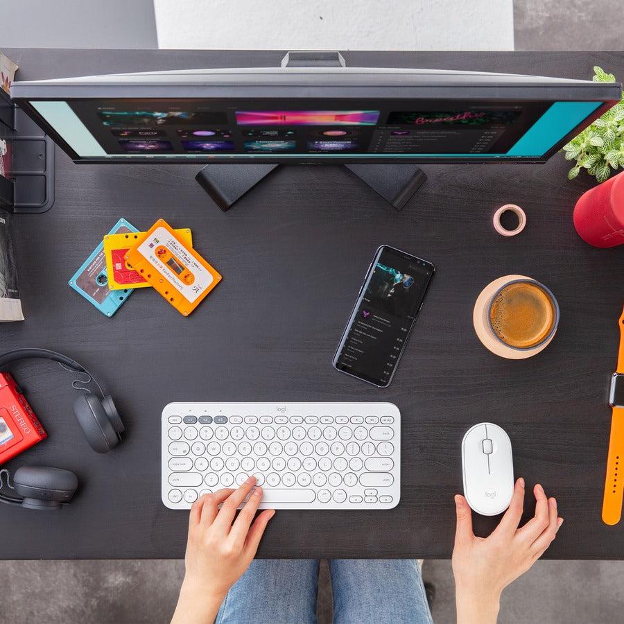 Logitech Pebble I345 Mouse Ambidextrous Bluetooth Optical 1000 Dpi