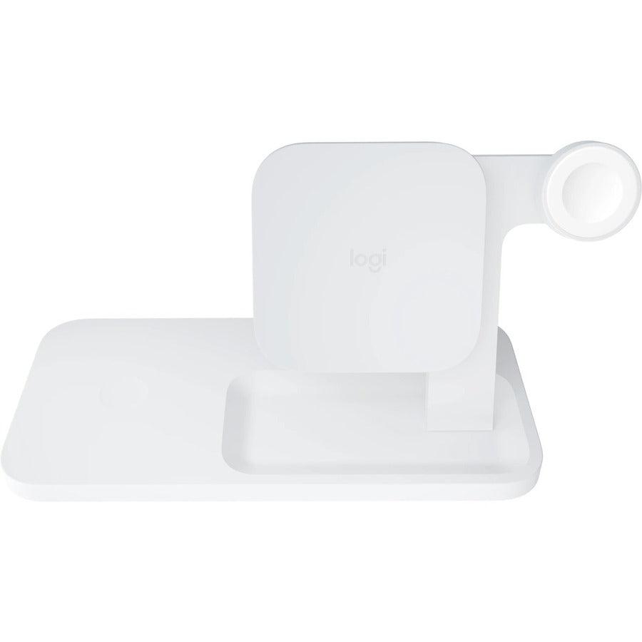 Logitech Powered 3-In-1 Dock White Indoor