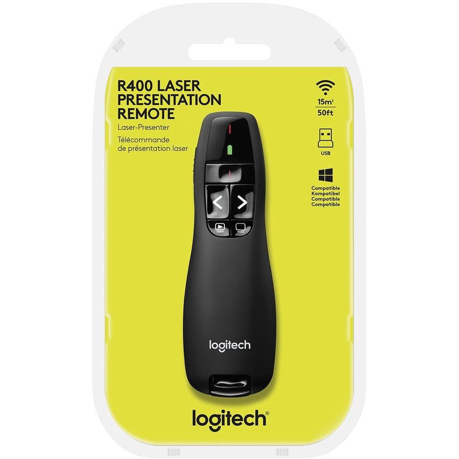 Logitech R400 Wireless Presenter Black