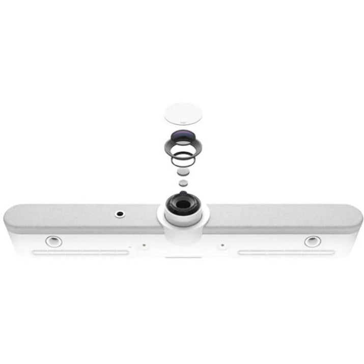 Logitech Rally Bar All-In-One Video Bar for Medium and Large Rooms, White 960-001320
