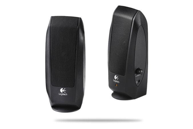 Logitech S-120 2.0 Speaker System - 2.30 W RMS - Black 980-000012