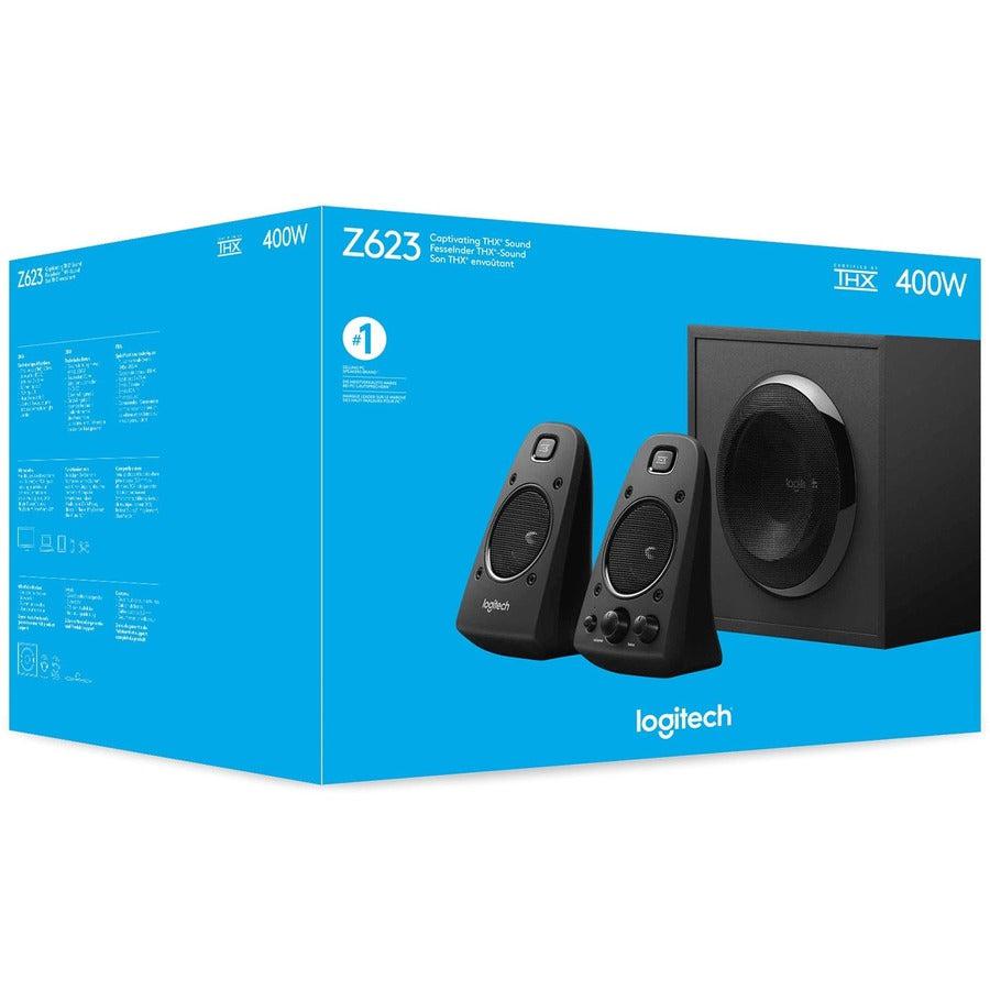 Logitech Speaker System Z623 200 W Black 2.1 Channels