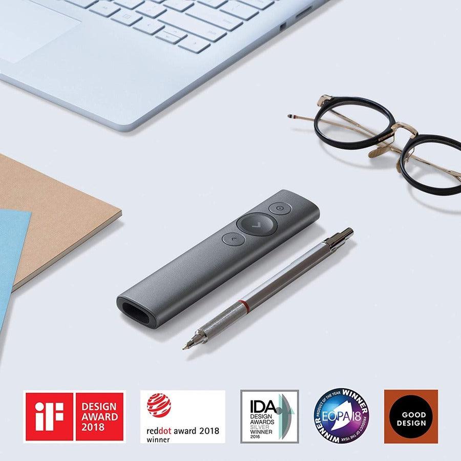 Logitech Spotlight Presentation Remote Wireless Presenter Bluetooth Grey