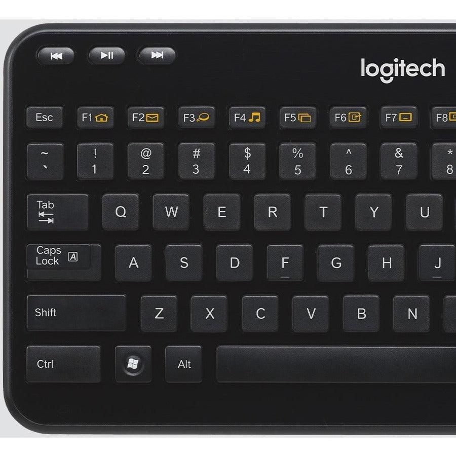 Logitech Wireless K360 Keyboard Rf Wireless English Black