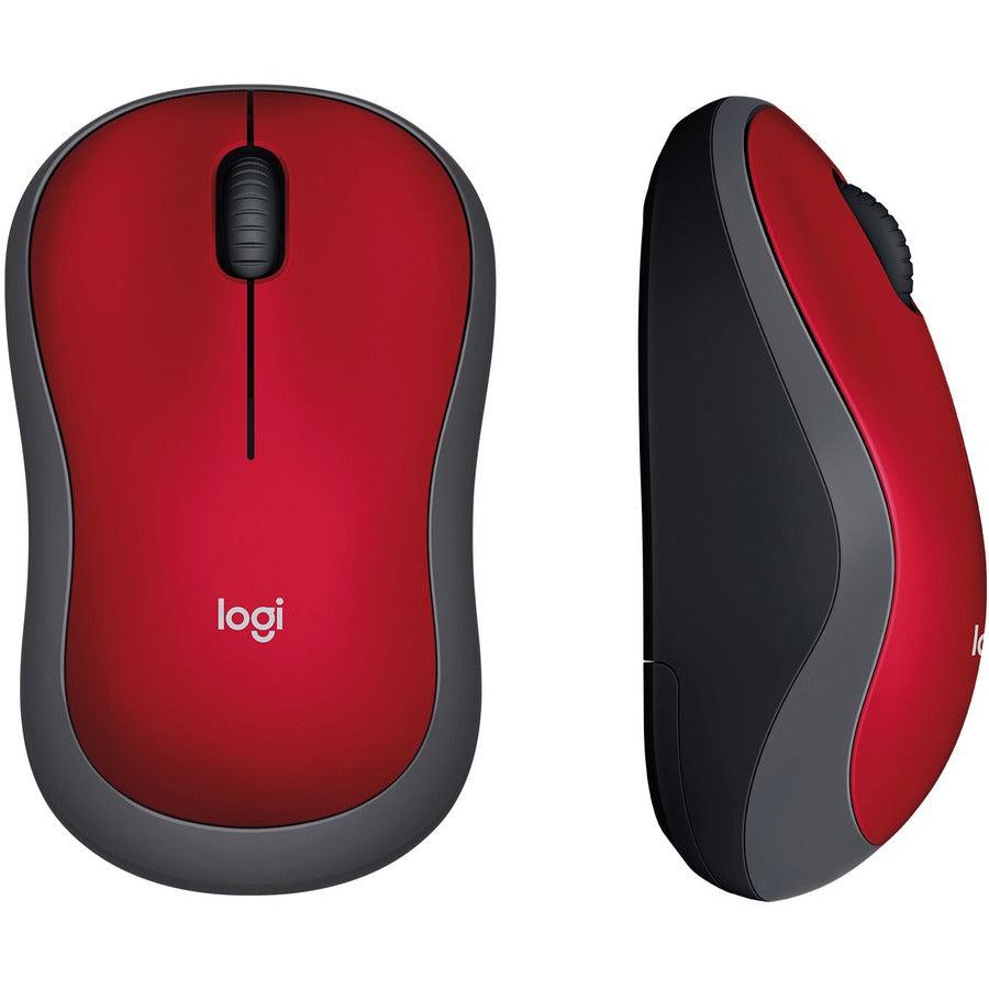 Logitech Wireless M185 Mouse Ambidextrous Rf Wireless Optical 1000 Dpi