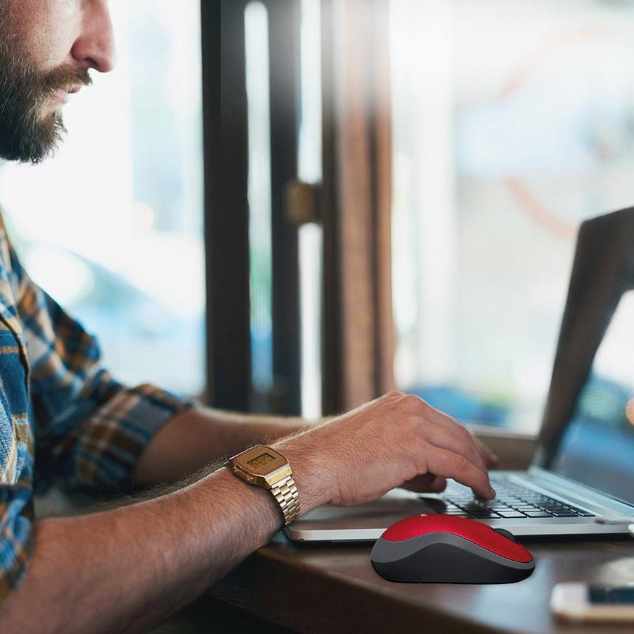 Logitech Wireless M185 Mouse Ambidextrous Rf Wireless Optical 1000 Dpi