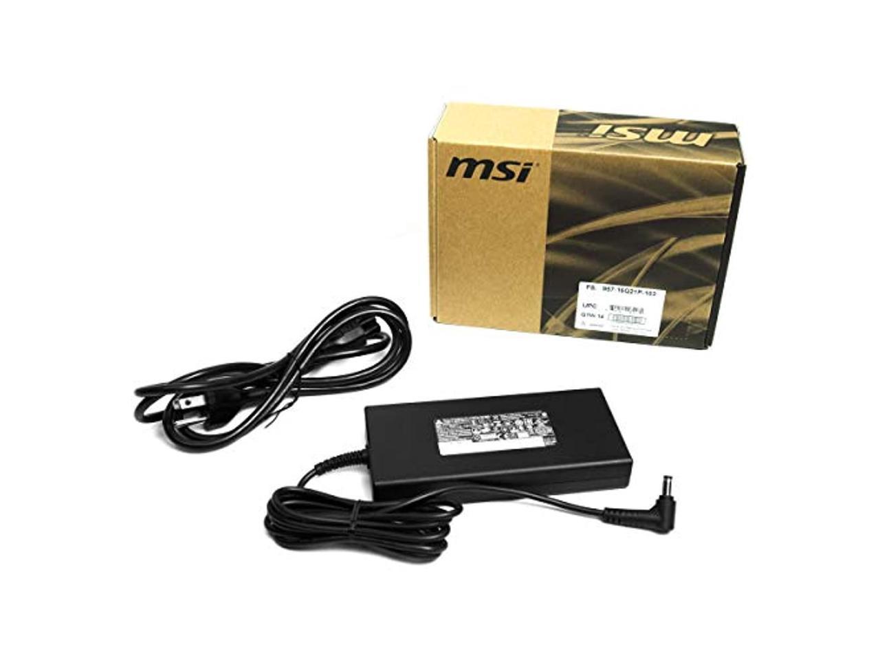 Msi 957-16Q21P-103 180W New Slim Ac Adapter + Pwr Cord