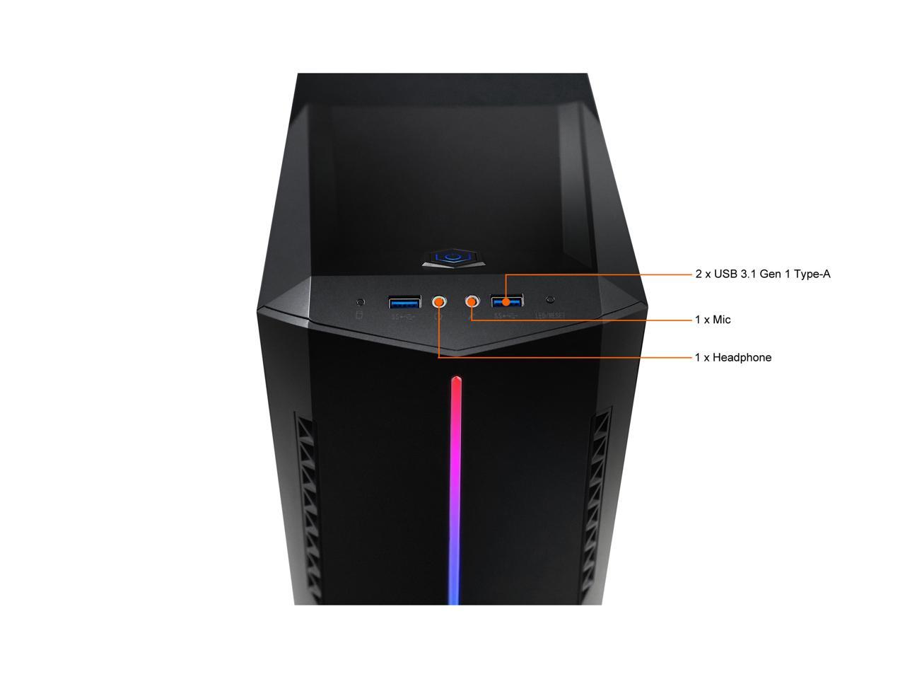 Msi Aegis Se 10Si-246Us Intel Core I5-10400F 2.9-4.3Ghz/ 16Gb (2X8Gb) Ddr4/ 512Gb 2.5 Inch Sata Ssd/