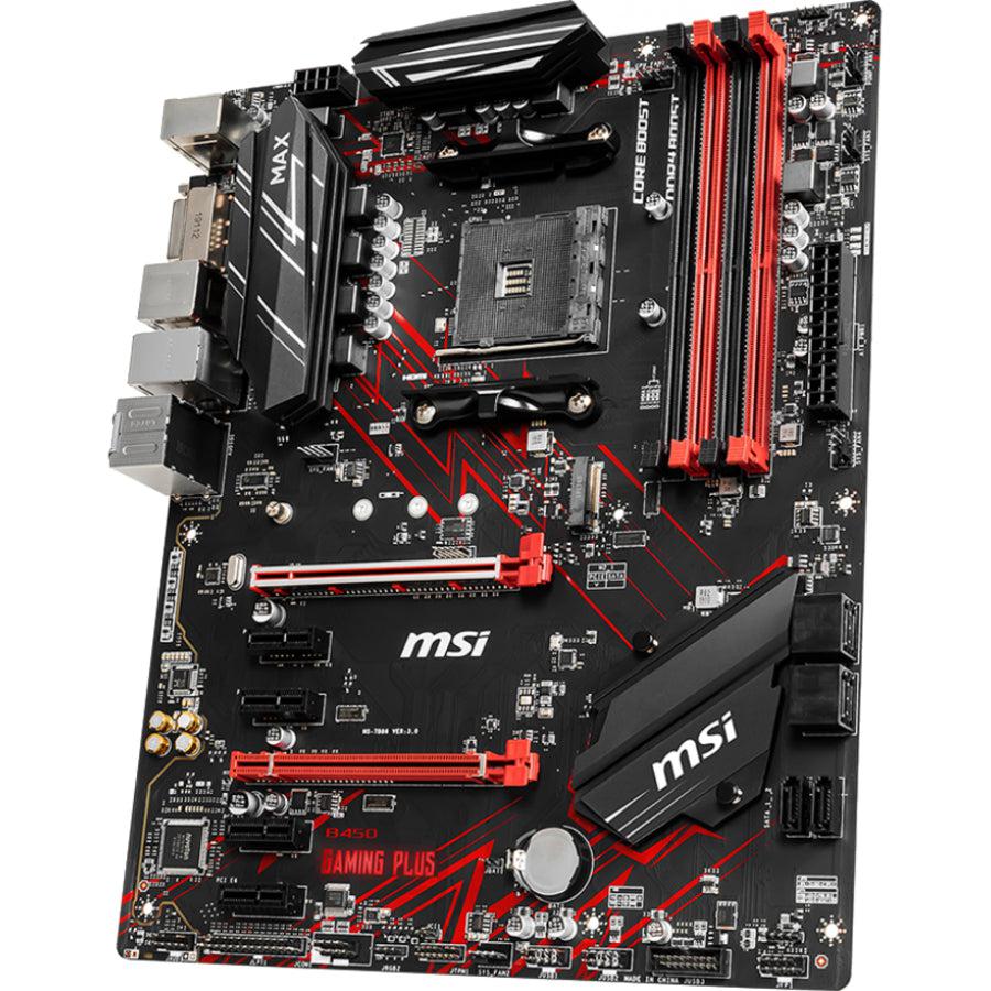 MSI B450 GAMING PLUS MAX Desktop Motherboard - AMD B450 Chipset - Socket AM4 - ATX B450GPLMAX
