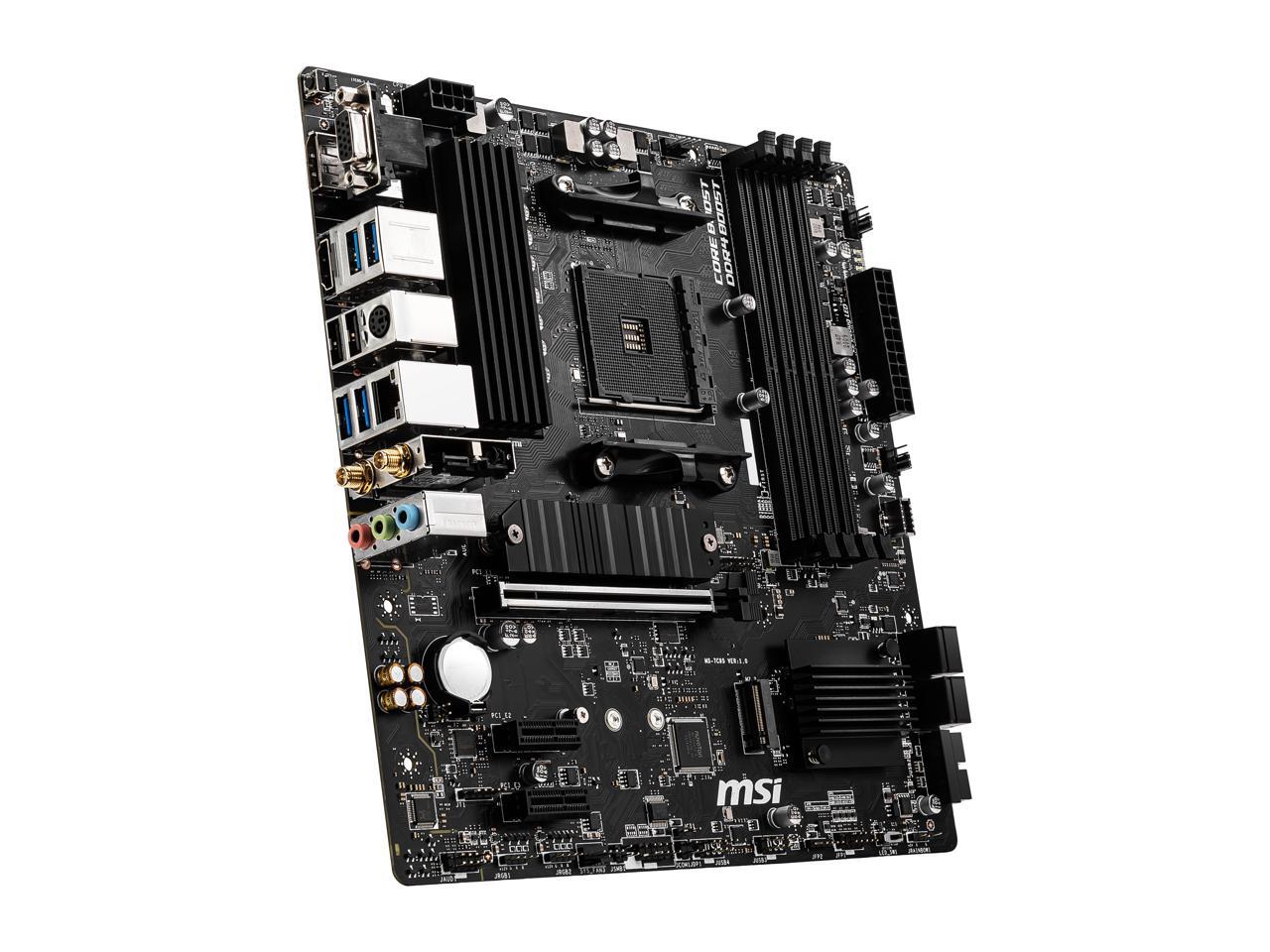 Msi B550M Pro-Vdh Wifi Socket Am4/ Amd B550/ Ddr4/ Sata3&Usb3.2/ M.2/ Micro-Atx Motherboard