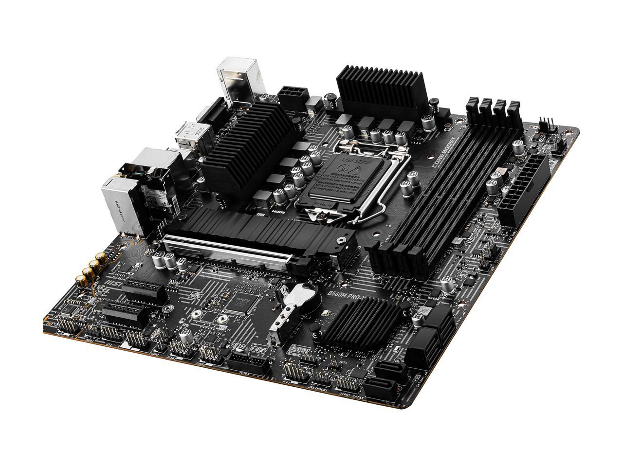 Msi B560M Pro-Vdh Wifi Lga 1200 Intel B560 Sata 6Gb/S Micro Atx Intel Motherboard