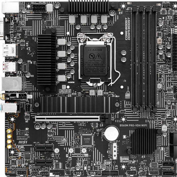 Msi B560M Pro-Vdh Wifi Lga 1200 Intel B560 Sata 6Gb/S Micro