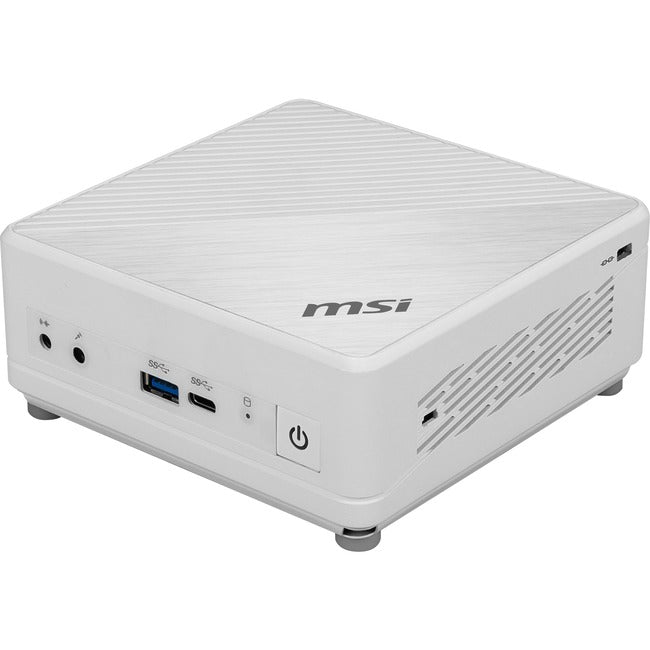 Msi Cubi 5 10M 648Us - Mini Pc - Core I5 10210U / 1.6 Ghz - Ram 8 Gb - Ssd 256 Gb - Nvme - Uhd Graphics - Gige - Wlan: 802.11A/B/G/N/Ac/Ax, Bluetooth 5.1 - Win 11 Home - Monitor: None - White