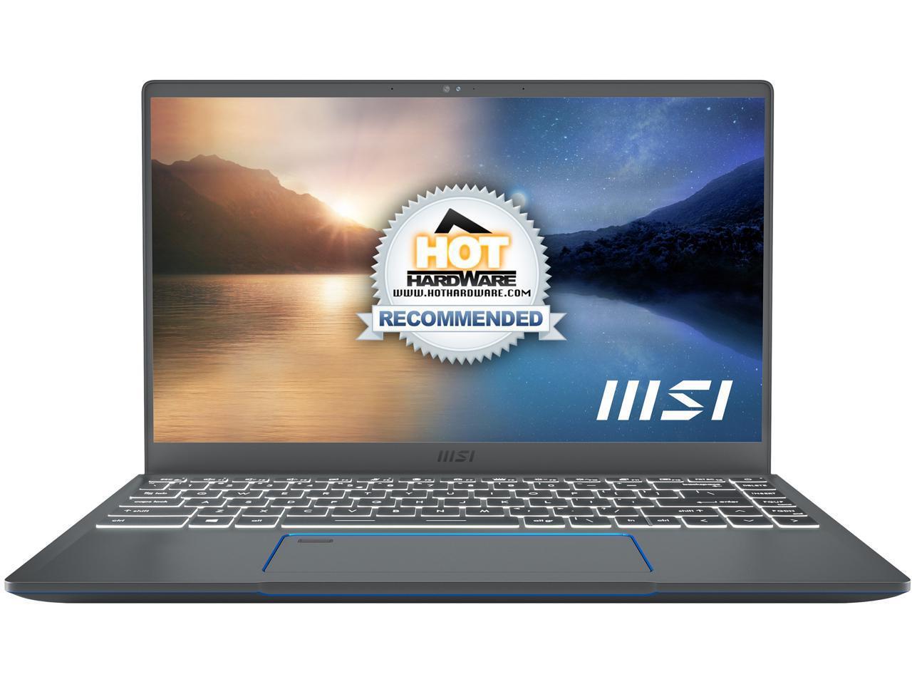 Msi Laptop Prestige 14 Evo A11M-220 Intel Core I7 11Th Gen 1185G7 (3.00Ghz) 16 Gb Lpddr4X Memory 512