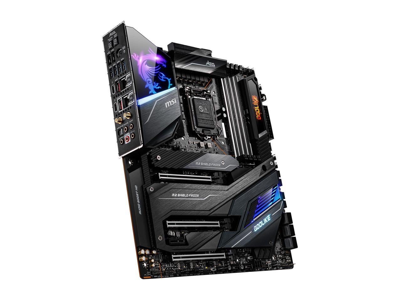 Msi Meg Z490 Godlike Lga 1200 Intel Z490 Sata 6Gb/S Extended Atx Intel Motherboard