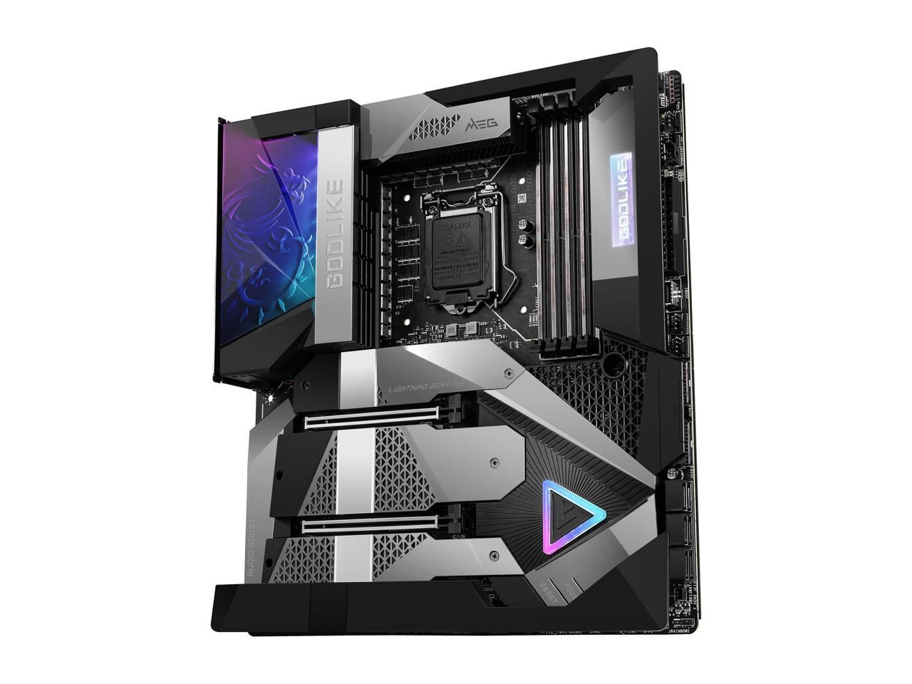 Msi Meg Z590 Godlike Lga 1200 Intel Z590 Sata 6Gb/S Extended Atx Intel Motherboard