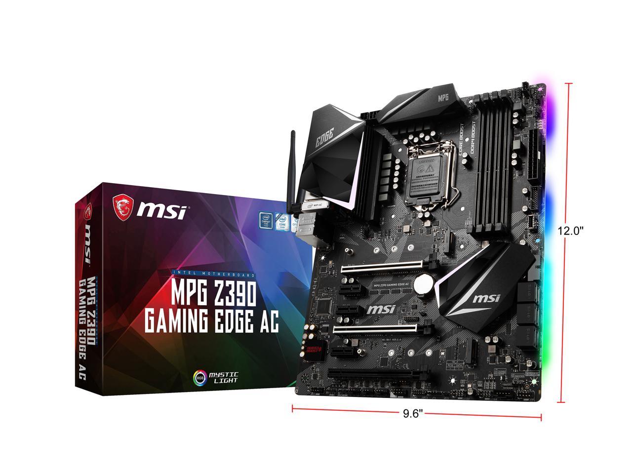 Msi Mpg Z390 Gaming Edge Ac Lga 1151 (300 Series) Intel Z390