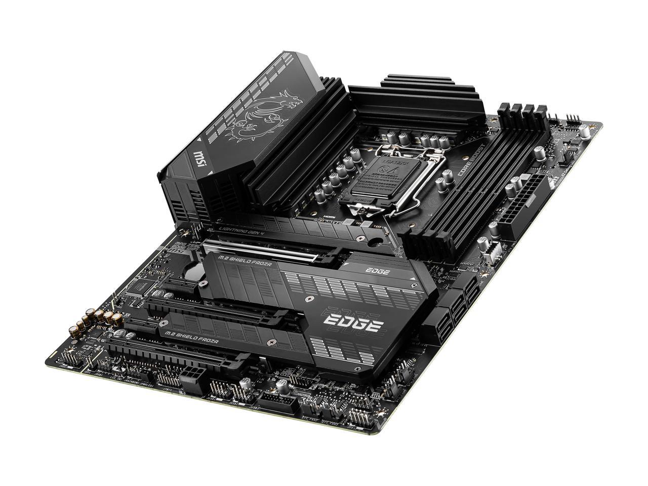 Msi Mpg Z590 Gaming Edge Wifi Lga 1200 Intel Z590 Sata 6Gb/S Atx Intel Motherboard