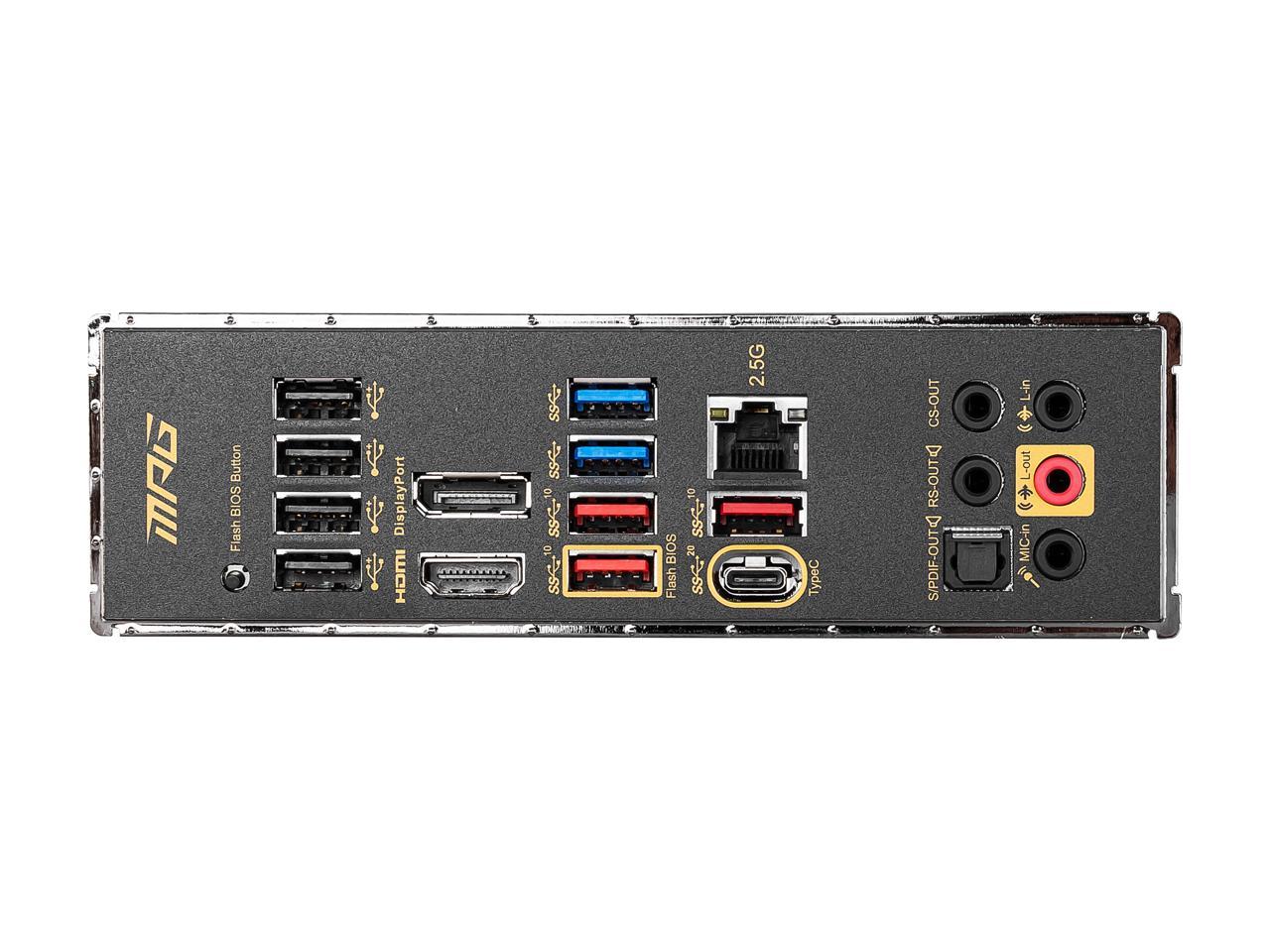 Msi Mpg Z590 Gaming Force Lga 1200 Intel Z590 Sata 6Gb/S Atx Intel Motherboard