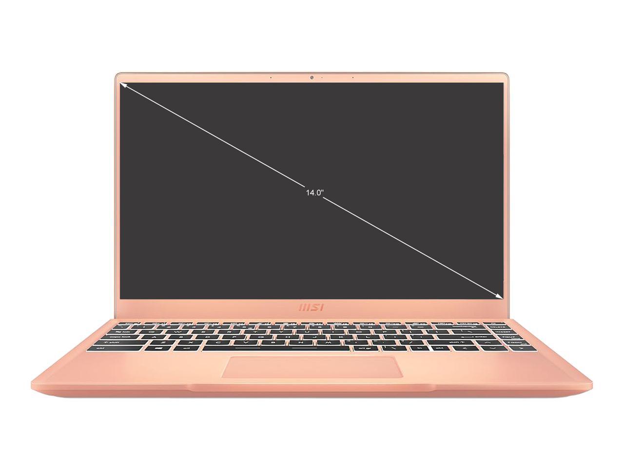 Msi Modern 14 B11Mo-857 14 Inch Intel Core I5-1155G7 2.5-4.5Ghz/ 8Gb Ddr4/ 512Gb Nvme Ssd/ Intel Iris Xe/ Usb3.2/ Windows 10 Laptop (Beige Mousse)