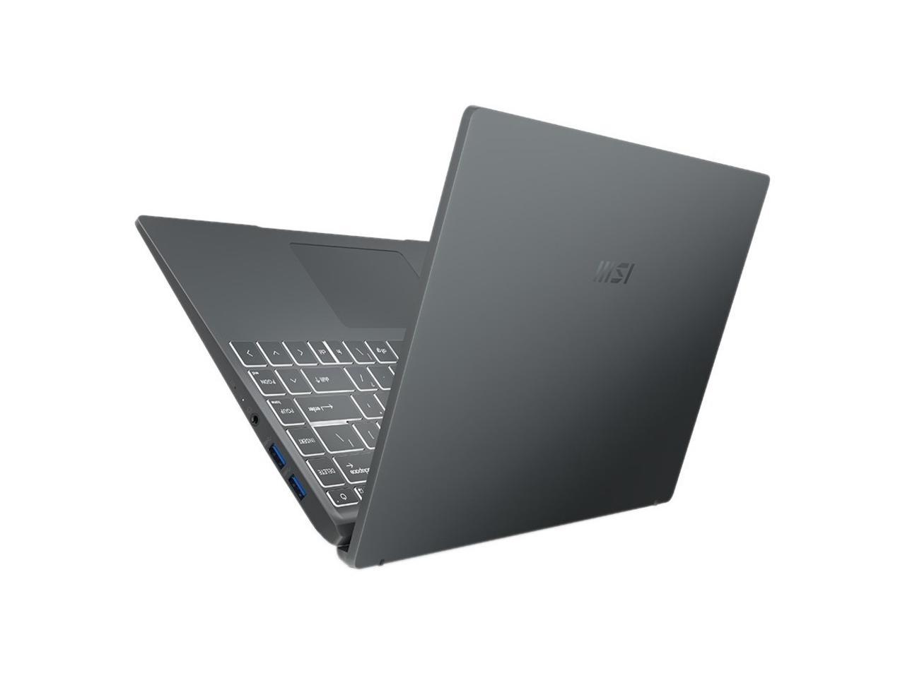 Msi Modern 14 B11Mou-494 14 Inch Intel Core I7-1195G7 2.9-5.0Ghz/ 8Gb Ddr4/ 512Gb Nvme Ssd/ Intel Iris Xe/ Usb3.2/ Windows 10 Laptop (Carbon Gray)