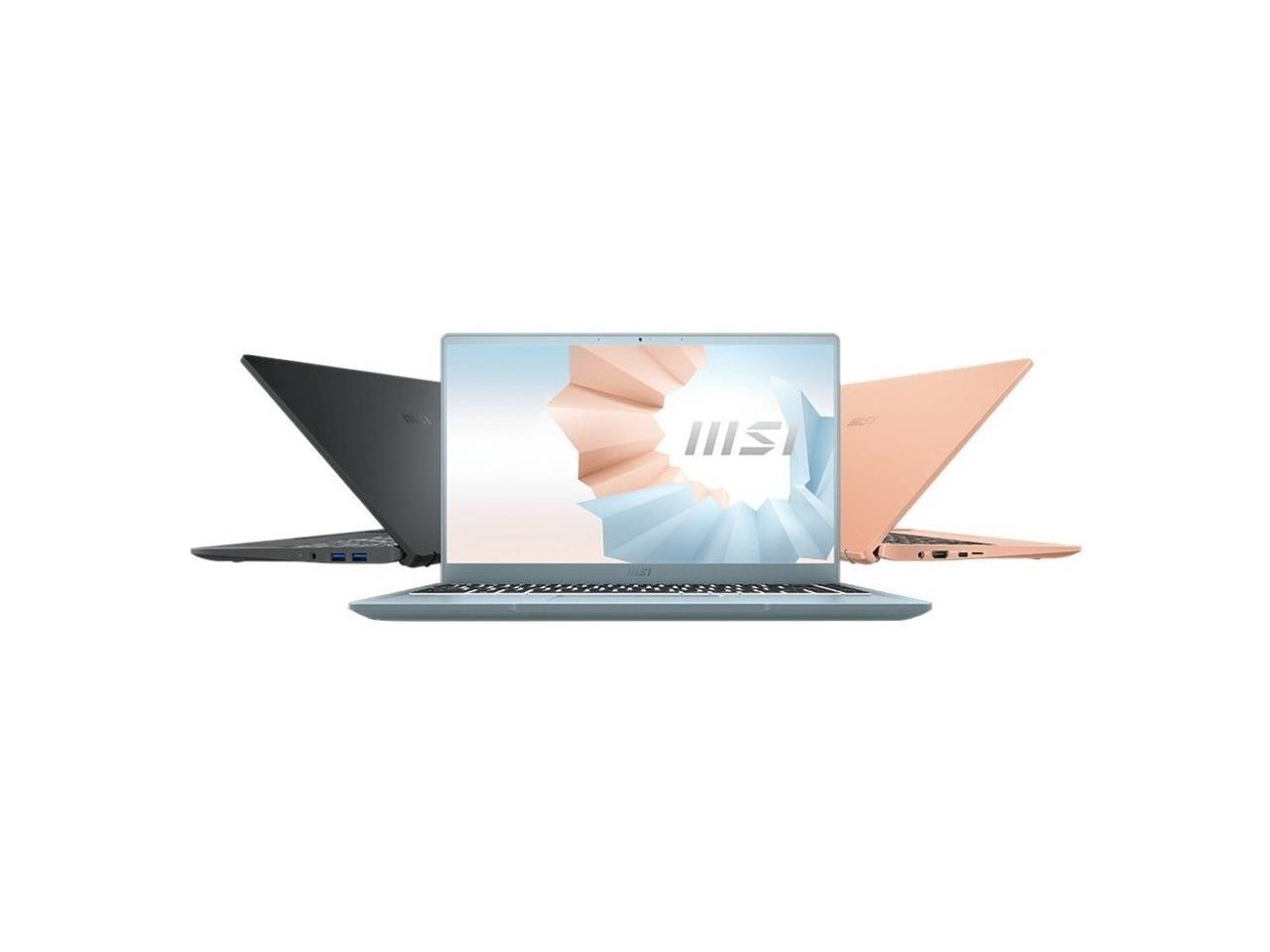 Msi Modern 14 B11Mou-494 14 Inch Intel Core I7-1195G7 2.9-5.0Ghz/ 8Gb Ddr4/ 512Gb Nvme Ssd/ Intel Iris Xe/ Usb3.2/ Windows 10 Laptop (Carbon Gray)