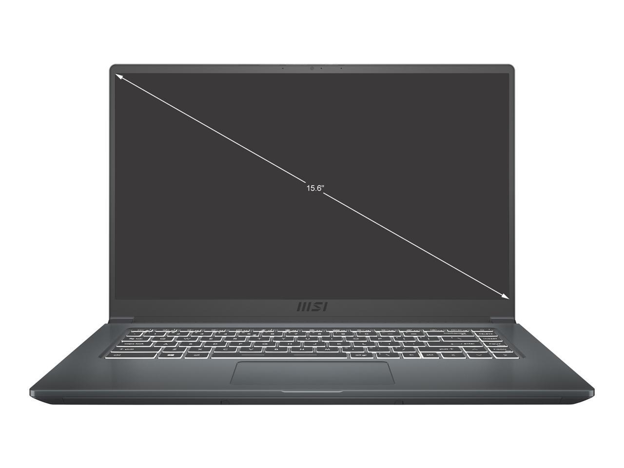 Msi Modern 15 A11Mu-654 15.6 Inch Intel Core I5-1155G7 2.5-4.5Ghz/ 8Gb Ddr4/ 512Gb Nvme Ssd/ Intel Iris Xe/ Usb3.2/ Windows 10 Laptop (Carbon Gray)