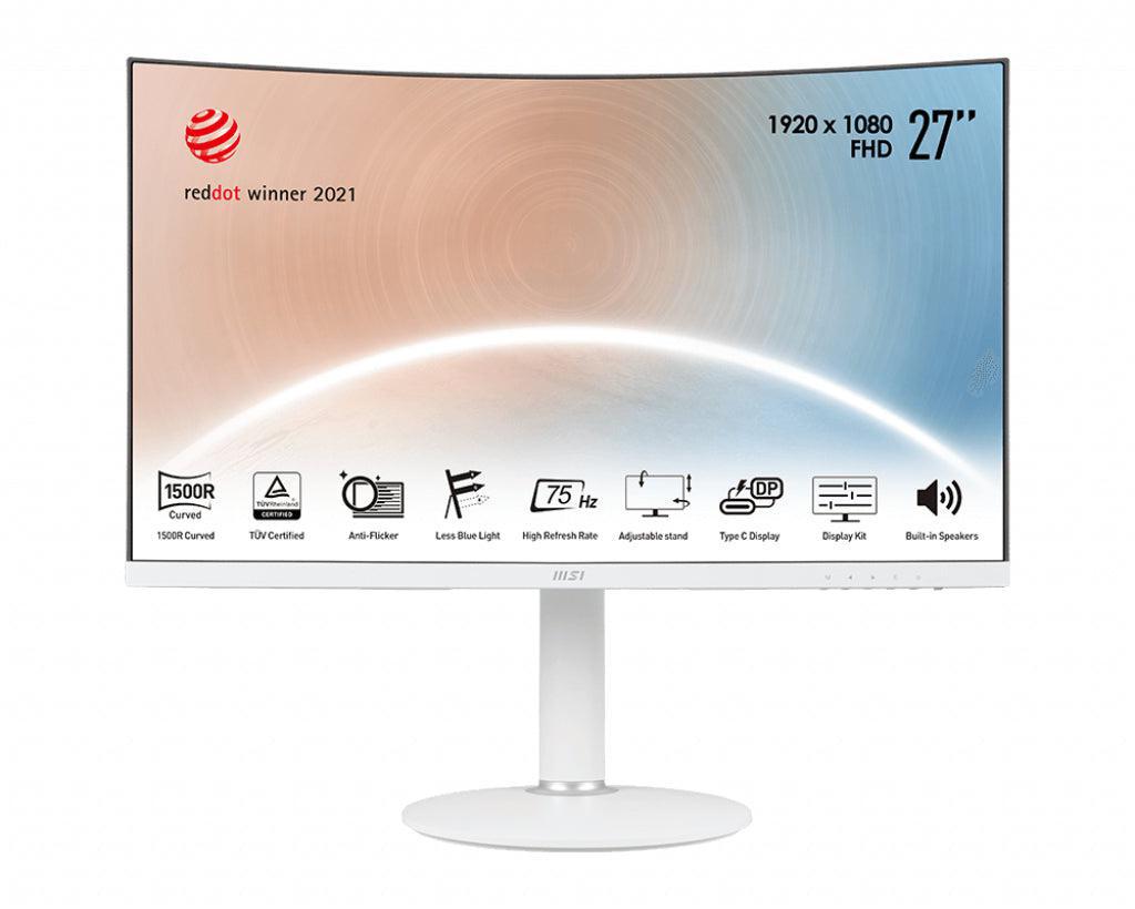 Msi Modern Md271Cpw 68.6 Cm (27") 1920 X 1080 Pixels Full Hd White
